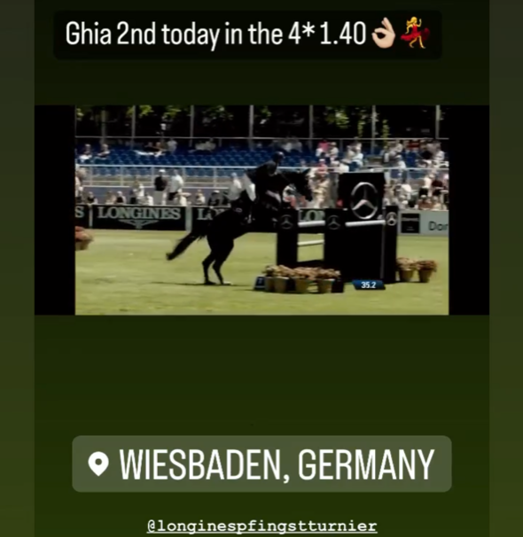 Ghia Pe erfolgreich in Wiesbaden